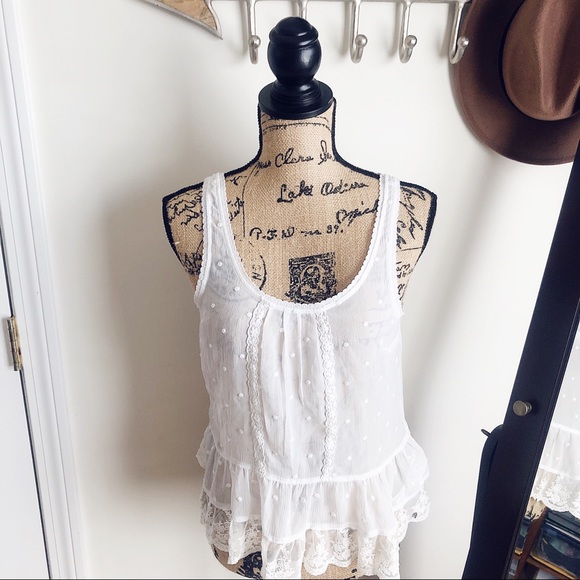Abercrombie & Fitch Tops - ✨A&F Ruffle Tank✨